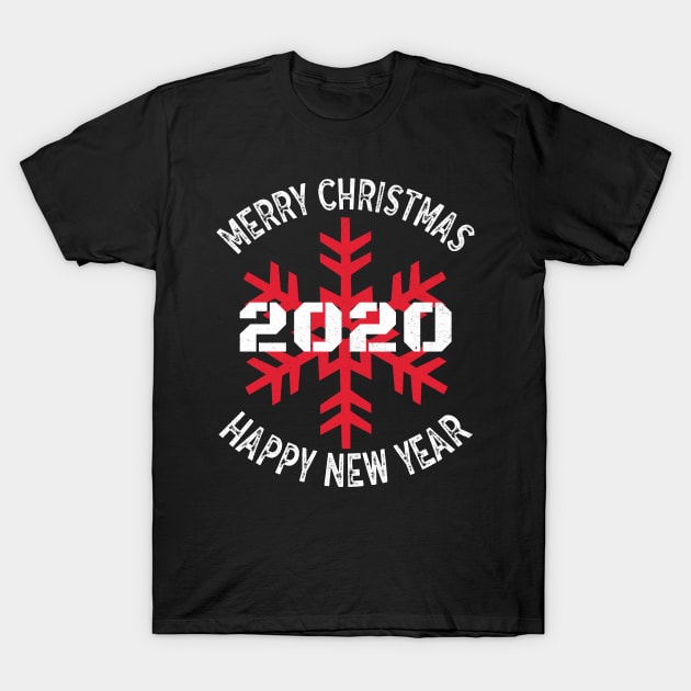 Merry Christmas and Happy New Year T-Shirt by MZeeDesigns